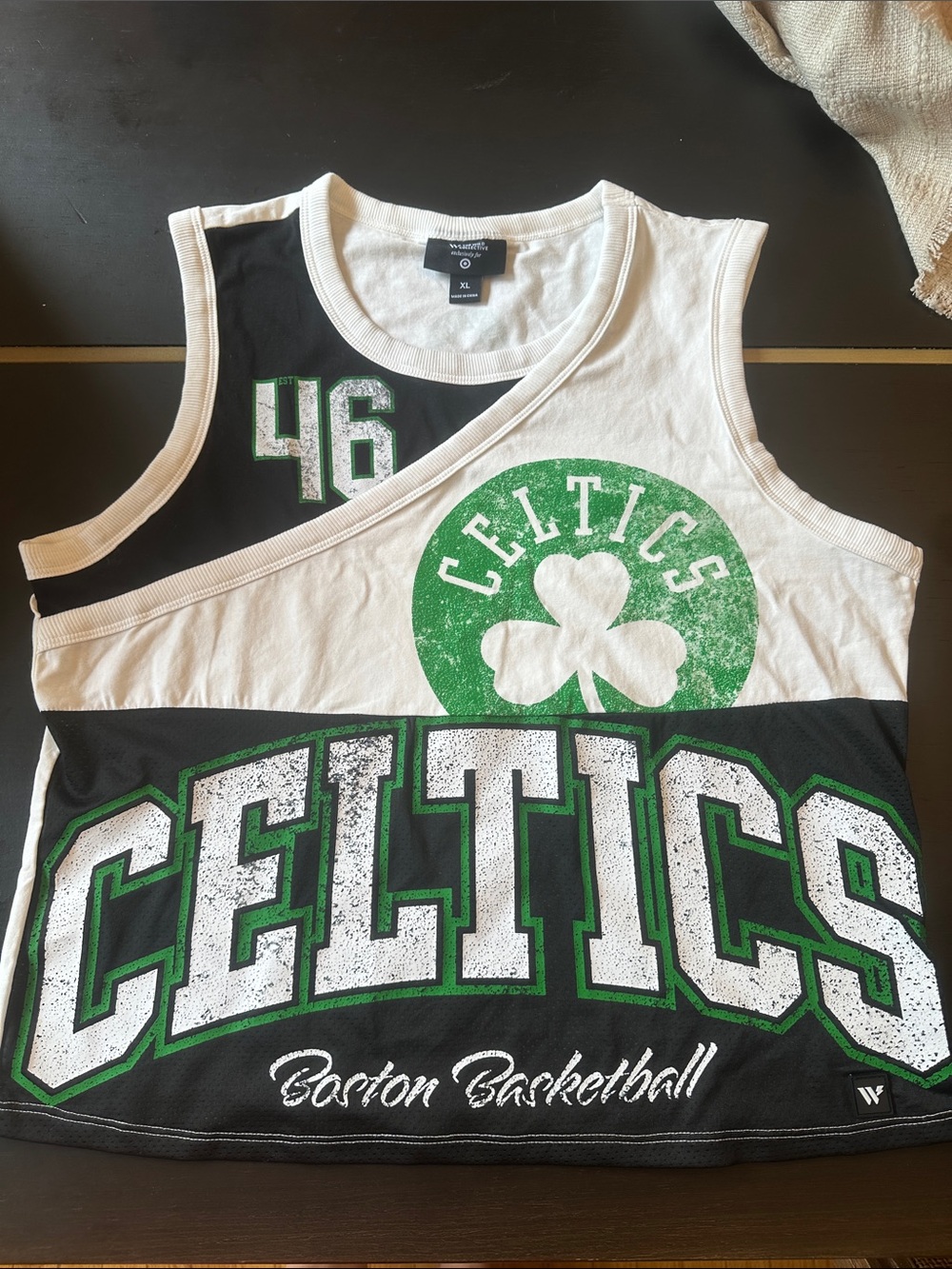 Wild Collective x Target Boston Celtics Black, White & Green Sleeveless Tank